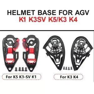 쉴드 락 오토바이 헬멧 부품 액세서리 바이저 베이스 AGV K3 K4 K1 K3SV K5 호환