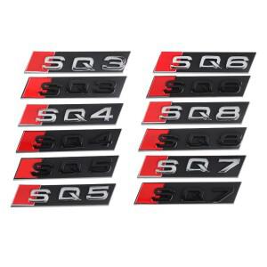 3D ABS 자동차 전면 후드 그릴 엠블럼 커버 장식 외부 액세서리 (아우디 호환 S라인 TT RS S SQ3 SQ4 SQ5 S