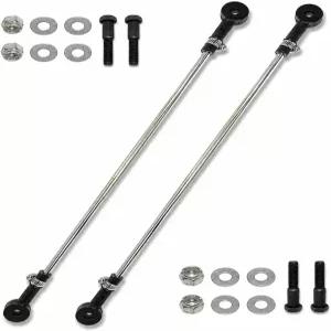 2팩 48100225 높이 제어 밸브 링크 키트 조절 가능한 로드 Haldex ay SRK168 및 Meritor R307852를