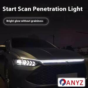 인피니티 JX35 QX60 2011-2024  LED 주간 주행등 스캔 시동 후드 DRL 가이드 장식 엠비언트 램프 12V