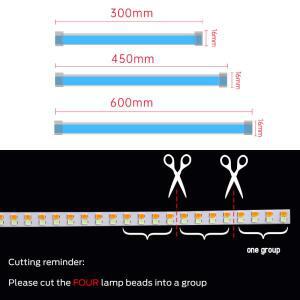 2pcs LED DRL 자동차 주간 러닝 라이트  방수 스트립 헤드 화이트 회전 신호 노란색 브레이크  조명 12V