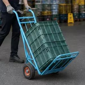 발포바퀴 접이식 200kg 운반카트 프레임 스틸파이프 짐운반 고강도