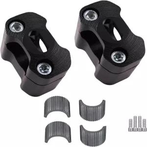 Adss 유니버설 오토바이 11/8 28mm CNC 알루미늄 핸들바 라이저 조절식 팻 마운트 클램프 EXC KLX KXF YZF