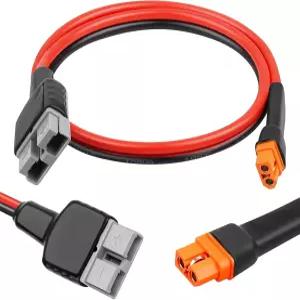 XRDS -RF 10AWG 앤더슨 SB50 to XT60i 여성 케이블 리튬 배터리 태양광 발전기 인버터 12V/24V DC 시스템용