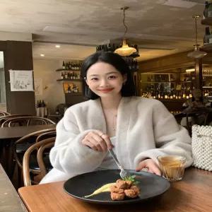 픽셀러 페이크퍼 코트 에코퍼 인조밍크 코트 연말룩 브라운 블랙 베이지