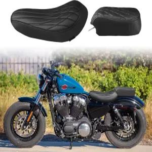 할리 스포스터용 VASTMT 오토바이 운전석 및 조수석 시트 883 1200 XL883 XR1200 48인치 2010년 이후