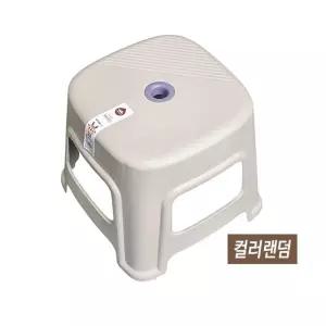실내외 사용 견고한 플라스틱 물빠짐 구멍 사각의자 변기발판 발받침대 욕실용품