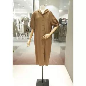 [BCBG] 후드 허리스트링 반팔 원피스 (A6M5O632) 2867326