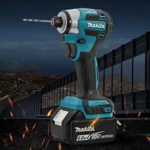 배터리 18V6.0AhMakita DTD173 브러시리스 임팩트 드라이버 충전식 드릴 무선 전동 공구 18V BL 모터 01