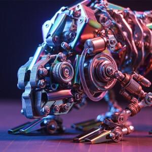 3d 기계 카멜레온 모델 Diy 금속 조립 동물 키트 Steampunkk 어린이 성인을위한 퍼즐 장난감