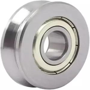 LOPYHNAHR 10PCS 스트레이트닝 믹싱 휠 패스 라인 홈 베어링 V 6204 20X47X14MM 풀리 U 타입 V6204-3-1