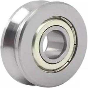 WKFTKPAND 10PCS 스트레이트닝 믹싱 휠 패스 라인 그루브 베어링 V 6202 15X35X11MM 풀리 U 타입 V6202-2-1