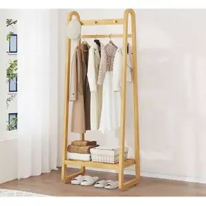 [라일리] Rly 선반 대나무 50cm 행거 오크