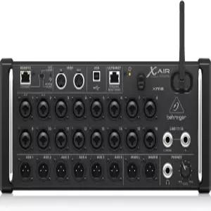Behringer X AIR XR18 18채널 12버스 디지털 믹서 Android 태블릿용 16개의 프로그래머블 Midas 프리앰프