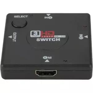 치치양 HDMI 1.3 스위치 스플리터 3포트 4K 스위처 3-in-1 아웃 메탈 셀렉터 박스
