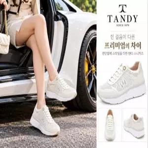 [탠디]여성 구두 소가죽 스니커즈 키높이 6cm X2D5R003D1_SH