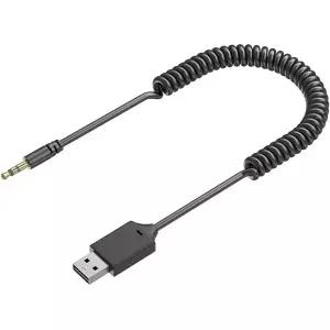 eppfun Aux to Bluetooth 5.4 어댑터 3.5mm 블루투스 수신기 차량용 USB 2.0 잭 키트 입력 지원 스피커 및