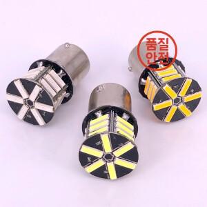 자동차 안개등 DRL 방향 지시등 LED 전구 백색 6000K 7020 21 SMD 1156 BA15S DC 12V 50