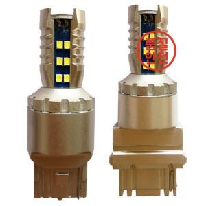 1156 T20 7440 DC 9V-30V 자동차 LED 브레이크 후진 램프 DRL 방향 지시등 전구 30SMD 레몬 옐로우 화이트