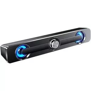 컴퓨터용 스피커 3W USB 유선 파워풀 바 스테레오 서브우퍼 베이스 서라운드 사운드 박스 PC 노트북용 색상