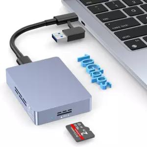 스위치 2용 마이크로SD 익스프레스 카드 리더기 최대 900MB/s USB 3.2 Gen 2 알루미늄 어댑터 microSD