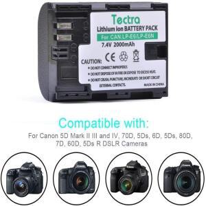 LP-E6N 배터리 교체용 캐논 LP-E6, LP E6N 배터리 팩, 캐논 EOS 5D Mark II/III/IV, 5DS, 5DS R, 6D, 7D, 7