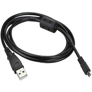 IENZA USB 데이터 전송 및 충전 케이블 코드 후지필름 X10 X20 XF1 파인픽스 S4500 S4200 S700 JX650 JX660 JX675 JX680 JX580 XP200 기타 모델용 (아래 호환 목록 참조)