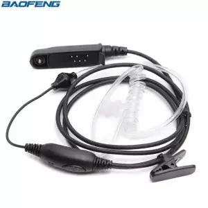 Baofeng UV 9R UV82WP PLUS 9700 UVXR 방수 양방향 라디오 용 어쿠스틱 튜브 셋 마이크