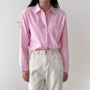 [M7] 여자 멀티컬러 플란넬 데일리 엉덩이커버 셔츠