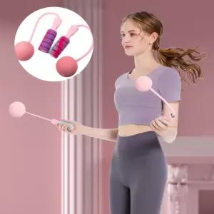 핑크 줄없는줄넘기 무선줄넘기 와이어 유산소운동 홈트레이닝 성인