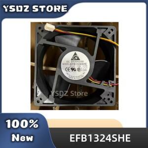 새 제품 EFB1324SHE 3선 DC 24V 1.38A 120x120x38mm 델타 전자 냉각 팬  있음 송