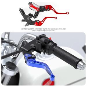 유니버설 22mm 바이크 오토바이 브레이크 클러치 레버 리저버 DOT MSX125 DRZ400SM 스즈키 혼다 CRF450 야