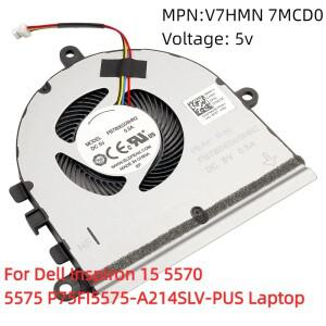델인스피론 15 5570 P75F I5575-A214SLV-PUS 07MCD0용 CPU 냉각 팬