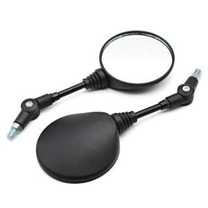 접이식 바이크 오토바이 백미러, Ducati Monster 400 620 MTS 695 696 796 S2R 800 Dark, 원형 10mm 스쿠터
