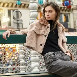 레몬플렛 FAUX FUR OURSON JACKET LJK025KRFKF