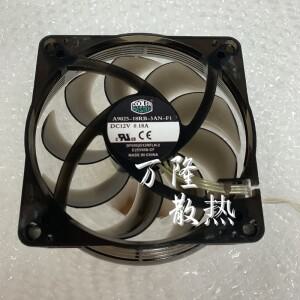 쿨러 마스터 A9025-18RB-3AN-F190MM, 100x100x25mm 원형 선풍기, 82mm 홀 피치, CPU 냉각 12V 0.18A, 3 핀