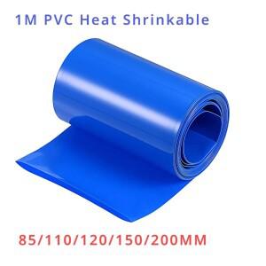 PVC 열 수축 튜브 절연 필름 랩 리튬 케이스 보호 케이블 슬리브 18650 배터리 팩 85mm 110mm 1M