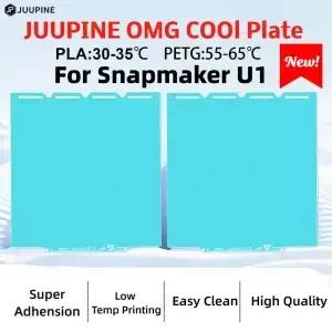 스냅메이커 U1 플레이트 업그레이드 글레이셔 OMG 콜드 빌드 270x270mm 스틸 시트 3D 프린터 부품