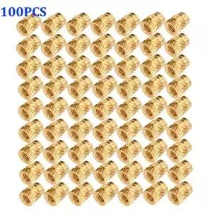 Baiozraw 3D 프린터 100Pcs M3 Schroefdraad 삽입 Messing Noten Injectie Voron 부품 용 핫멜트 Moer