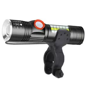 [콩심팥심]XHP60 LED COB 자전거 줌 안전등 전조등 랜턴 후레쉬 자전거라이트 SY1903
