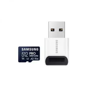 SAMSUNG ELECTRONICS 마이크로SD PRO Ultimate 512GB + 리더기구성