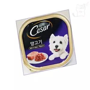 서지스토어 시저 양고기 100G 24개 반려견습식사료 강아지습식캔