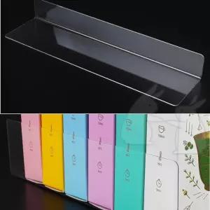 민코 투명 가림막 25x6cm 칸나누기 투명 아크릴 칸막이 분리 파티션