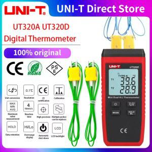 온습도시계 UNIT UT320A UT320D 디지털 미니 이중 K 테스터 J 측정기 1200까지 접촉 열전대 50 고온