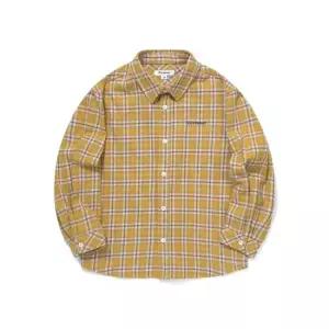 커버낫 키즈 워드마크 체크셔츠 옐로우 CK2604SH50YE