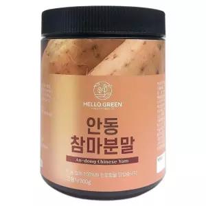 [OFJM5M7O]헬로우그린 국내산 안동 참마 분말 300g 통