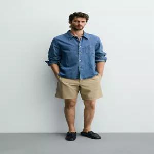 [국내매장] ZARA 남성 컴포트 하이테크 버뮤다 팬츠 - 샌드 4853/405/704 550854