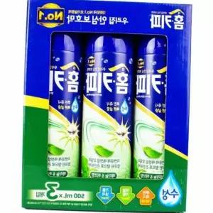 홈키파 엘비이 수성 알파 에어졸 500ml x 3개입-내추럴 허브향