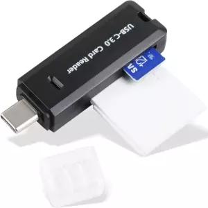 디지털 카메라용 5Gbps 2-in-1 USB C 메모리 카드 리더기 및 SD SDHC SDXC MicroSDHC MMC RS-MMC TF 듀얼