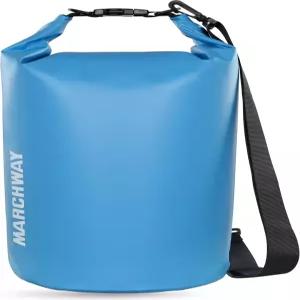 MARCHWAY 방수 드라이백 백팩 롤 탑 5L/10L/20L/30L/40L PVC 메쉬 코어 찢김 방지 용접된 이음새 견고한